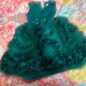 Elegant Teal Kids Dress